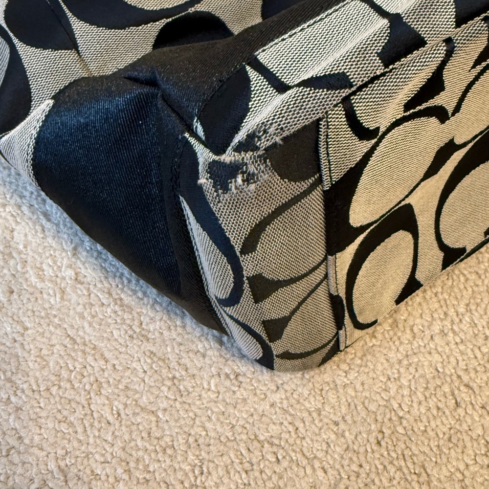 Coach Signature Canvas Diaper Bag - Picture 6 of 8